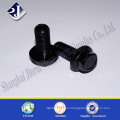 Perno de brida plateado cinc negro 10.9